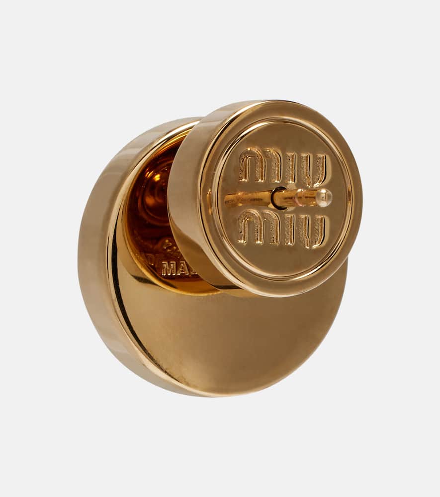Logo stud earrings