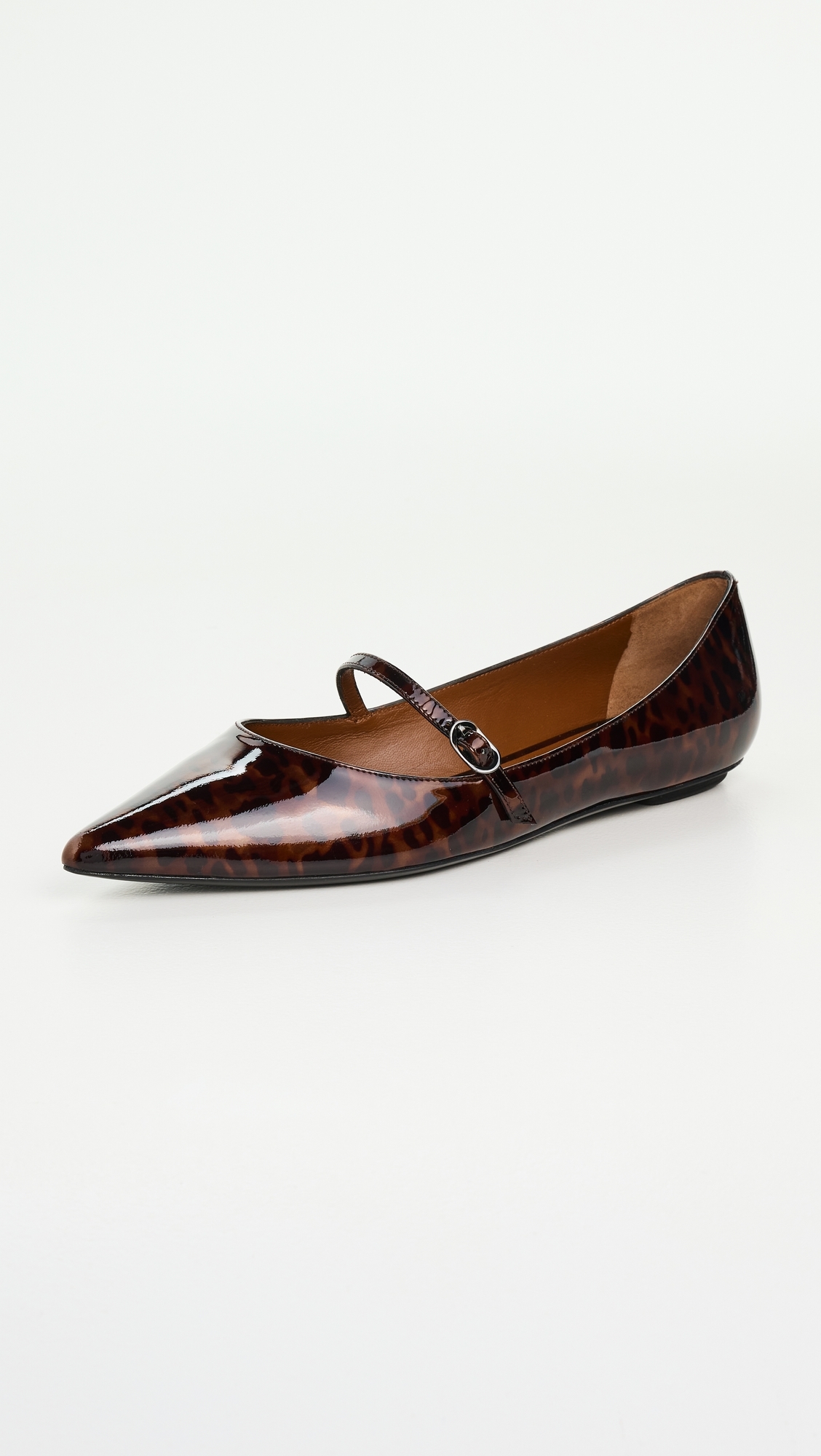 Emilia Mary Jane Flats Dark Brown