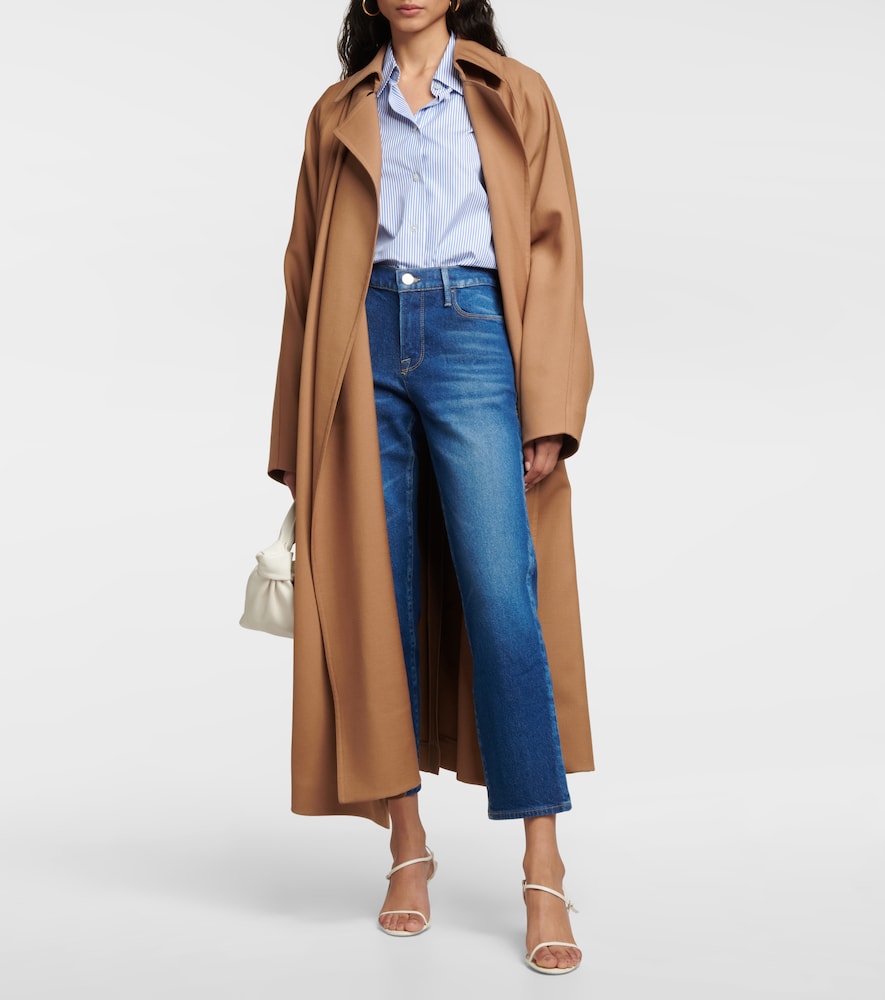 Frame Le Nouveau mid-rise straight jeans