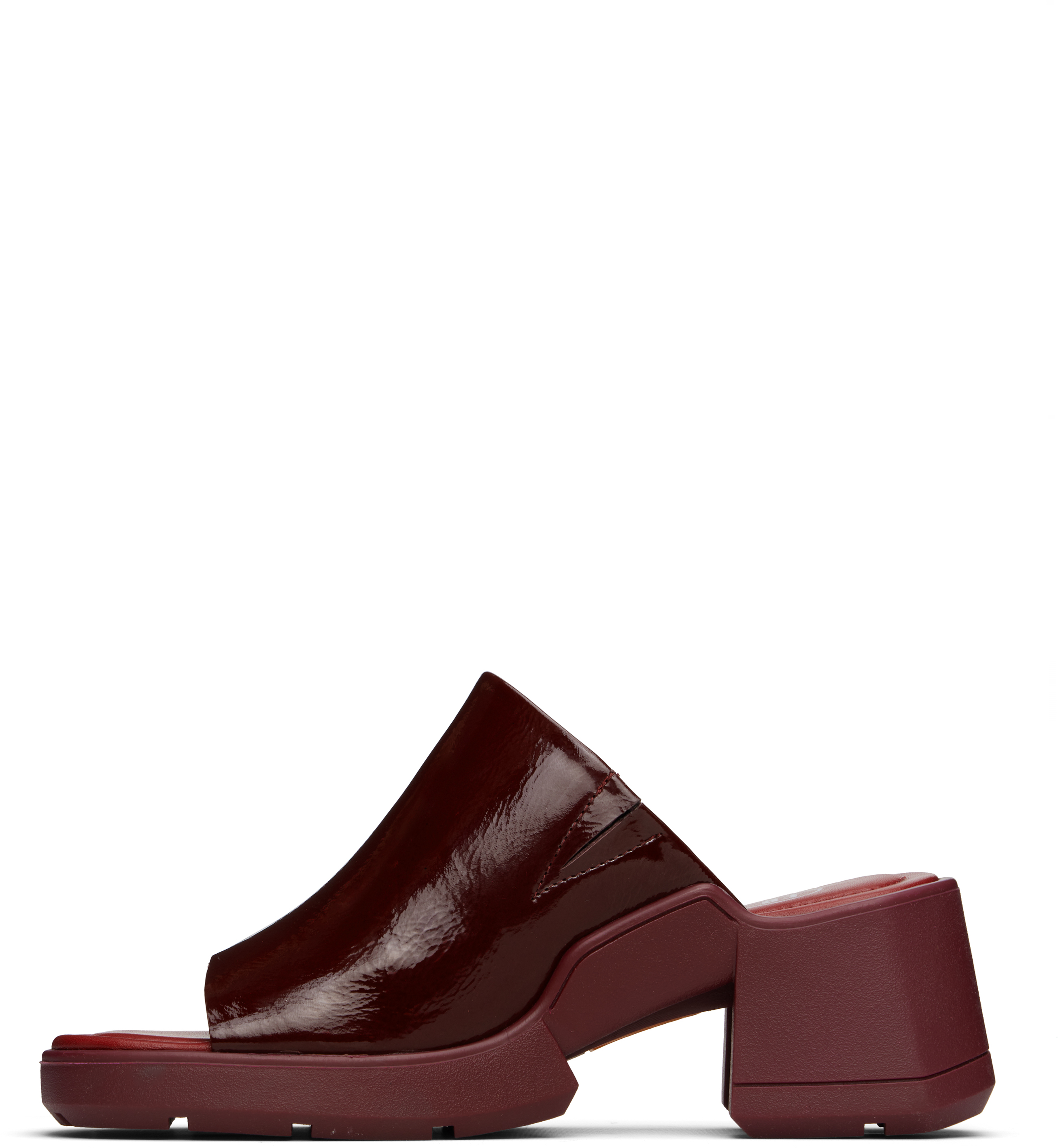 Burgundy Clarin Mules