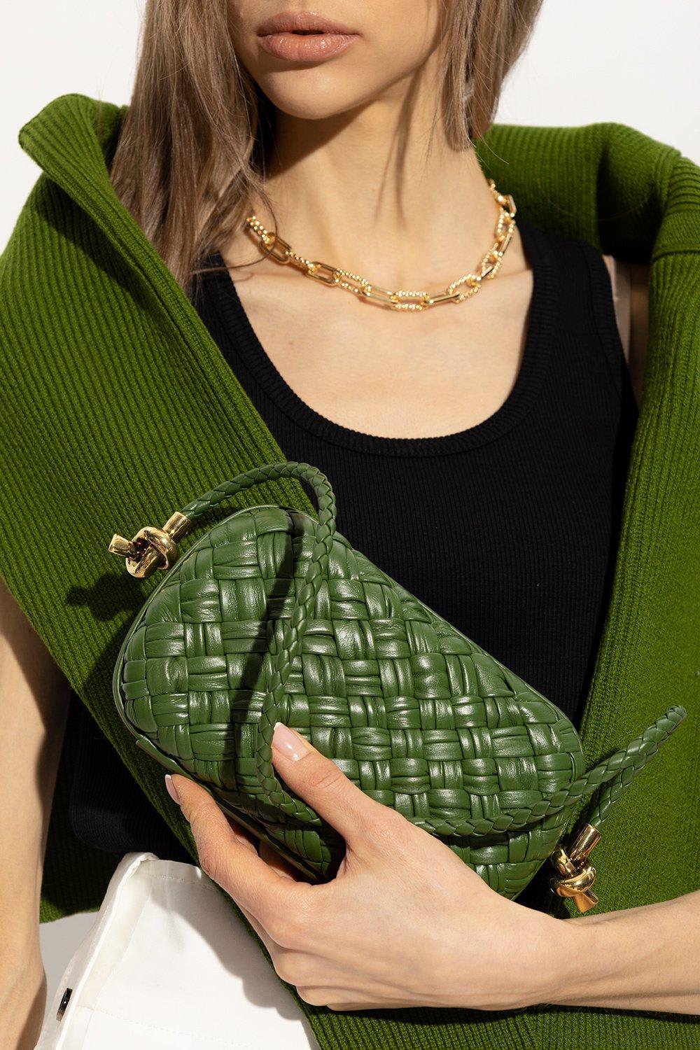 Bottega Veneta Green Knot Shoulder Bag
