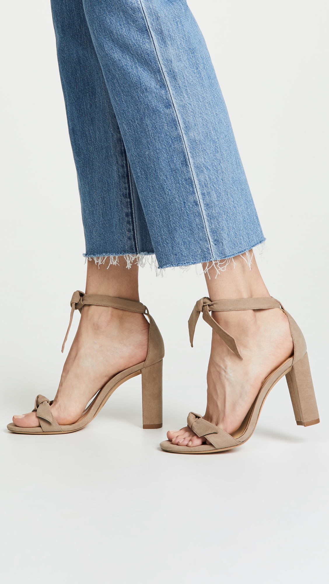 Clarita Block 90mm Sandals Cameo