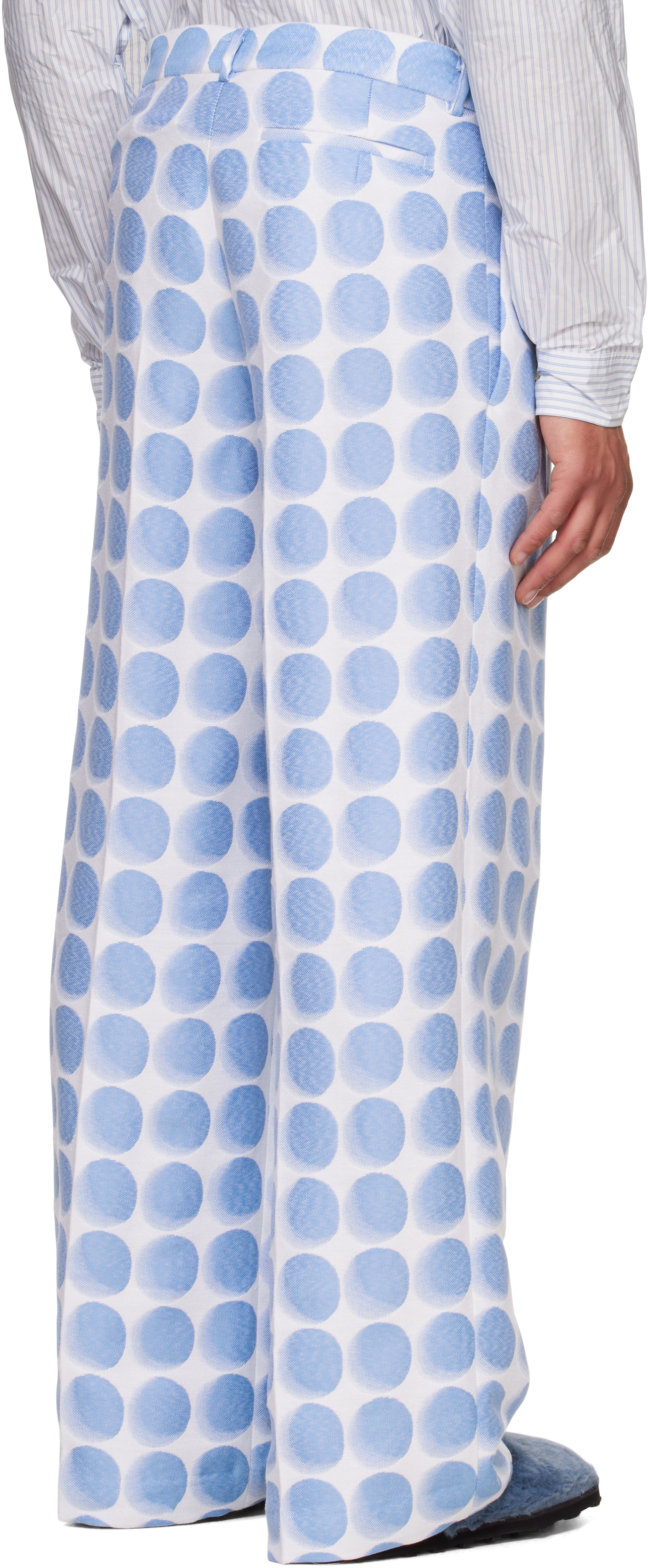 Walter Van Beirendonck Blue Star Trousers