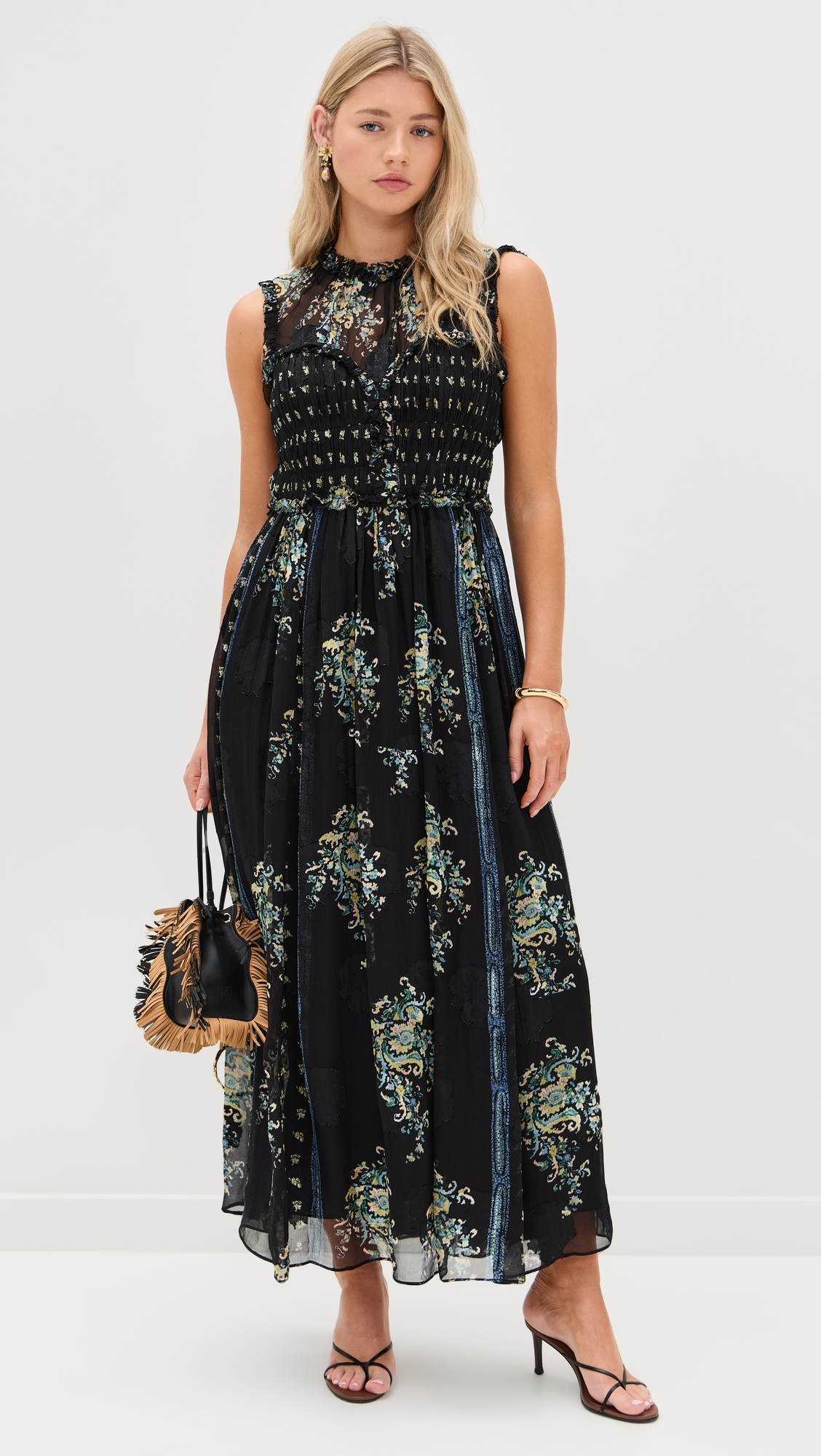 Kasia Sleeveless Midi Dress Twilight