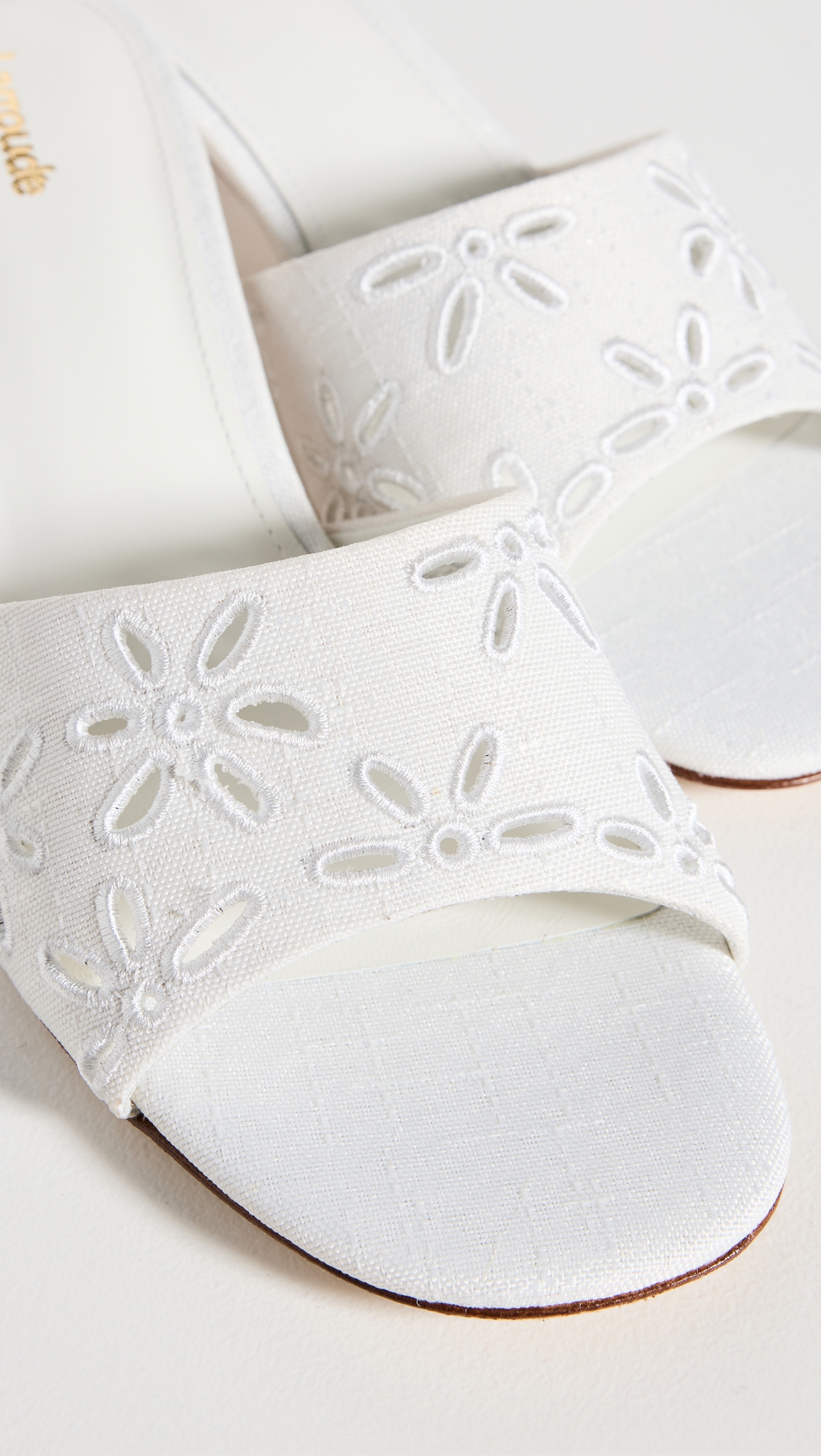 Brigitte Sandals White
