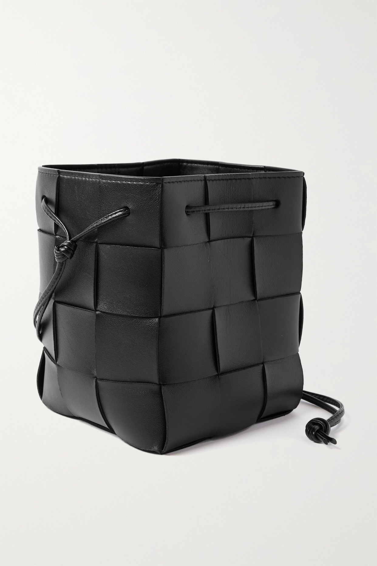 BOTTEGA VENETA Cassette small intrecciato leather shoulder bag