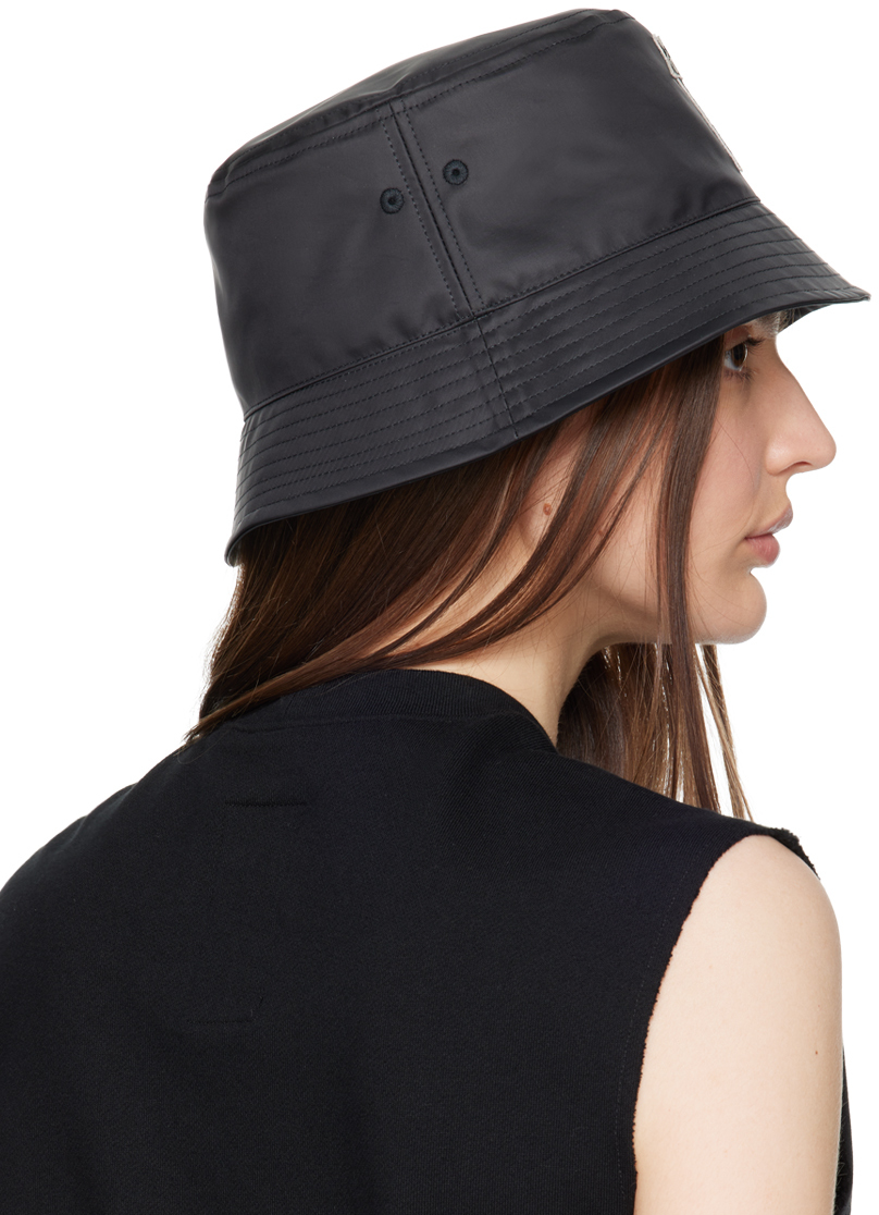 Rick Owens Black Champion Gilligan Bucket Hat - Realry: A global