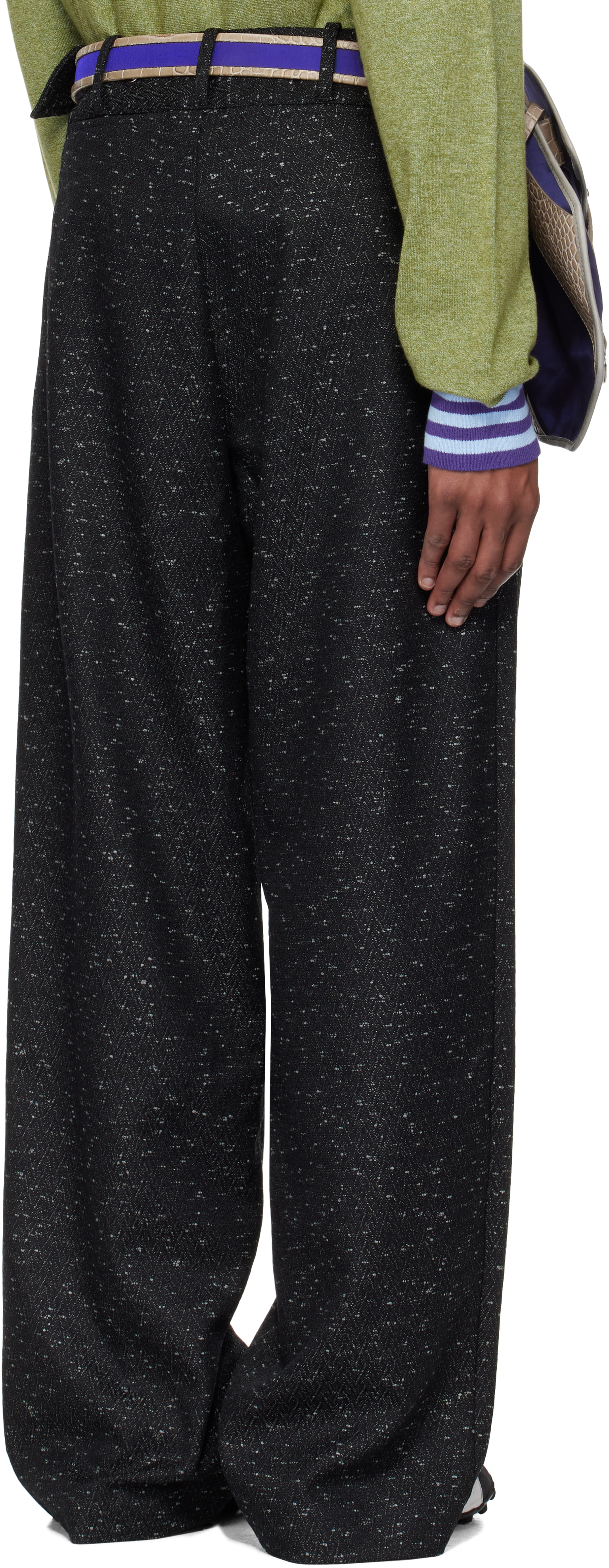 Kiko Kostadinov Black Navin Wide Trousers