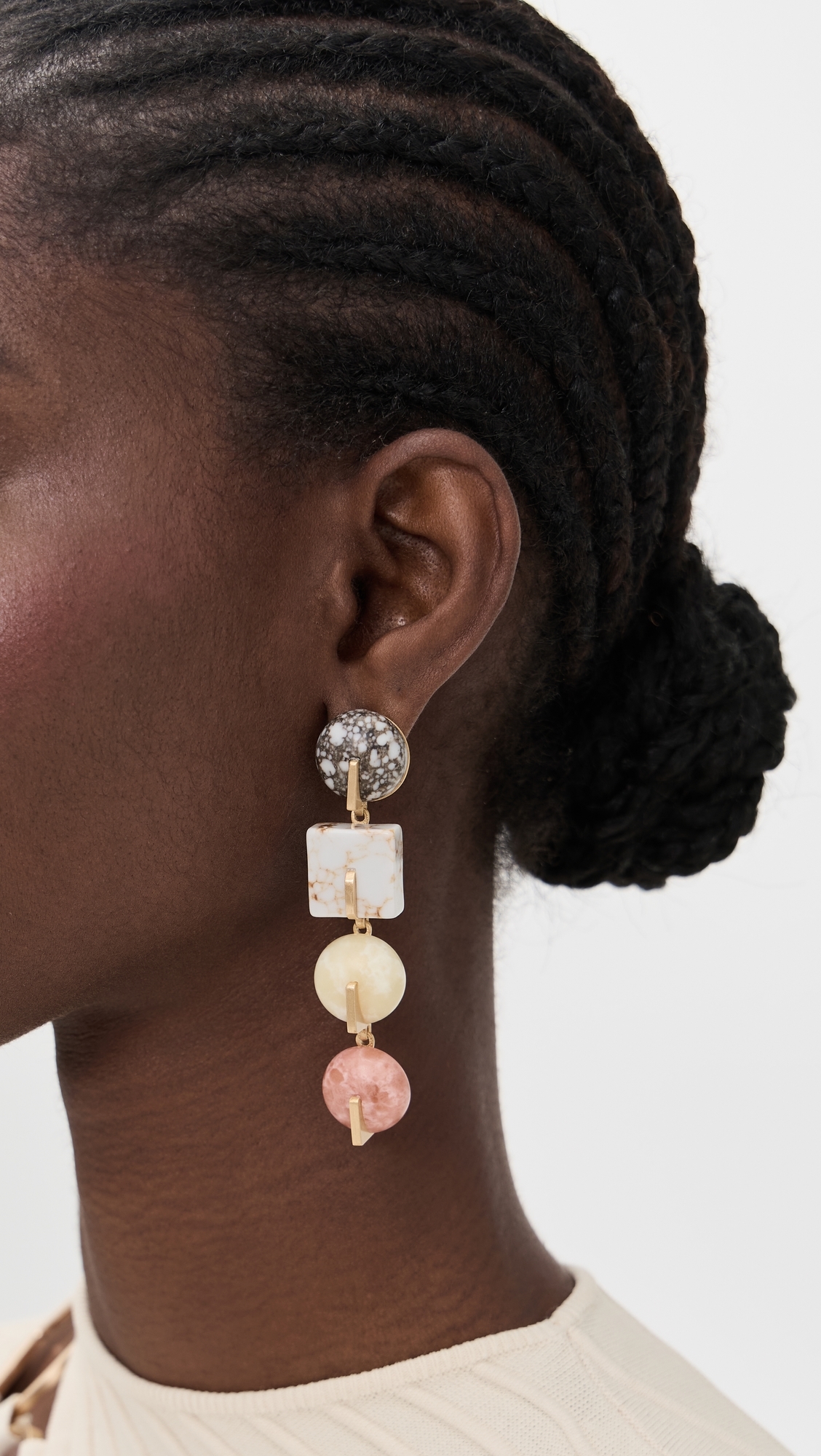 Laguna Earrings Earthtone Multi One Size