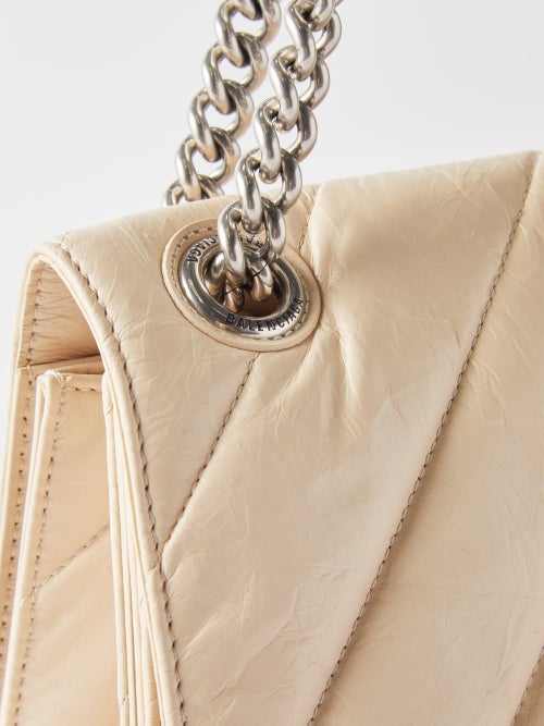 Crush Small Crinkled Chain Shoulder Bag