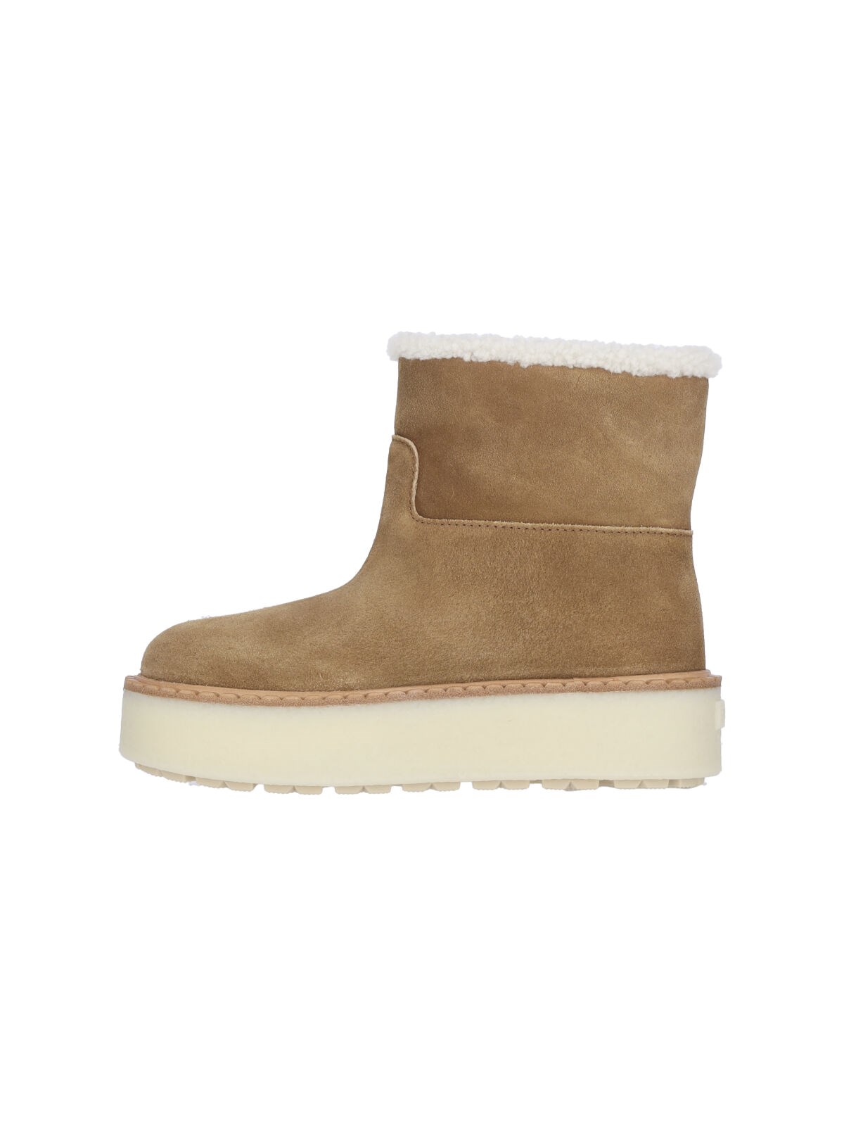 Logo Shearling Boots