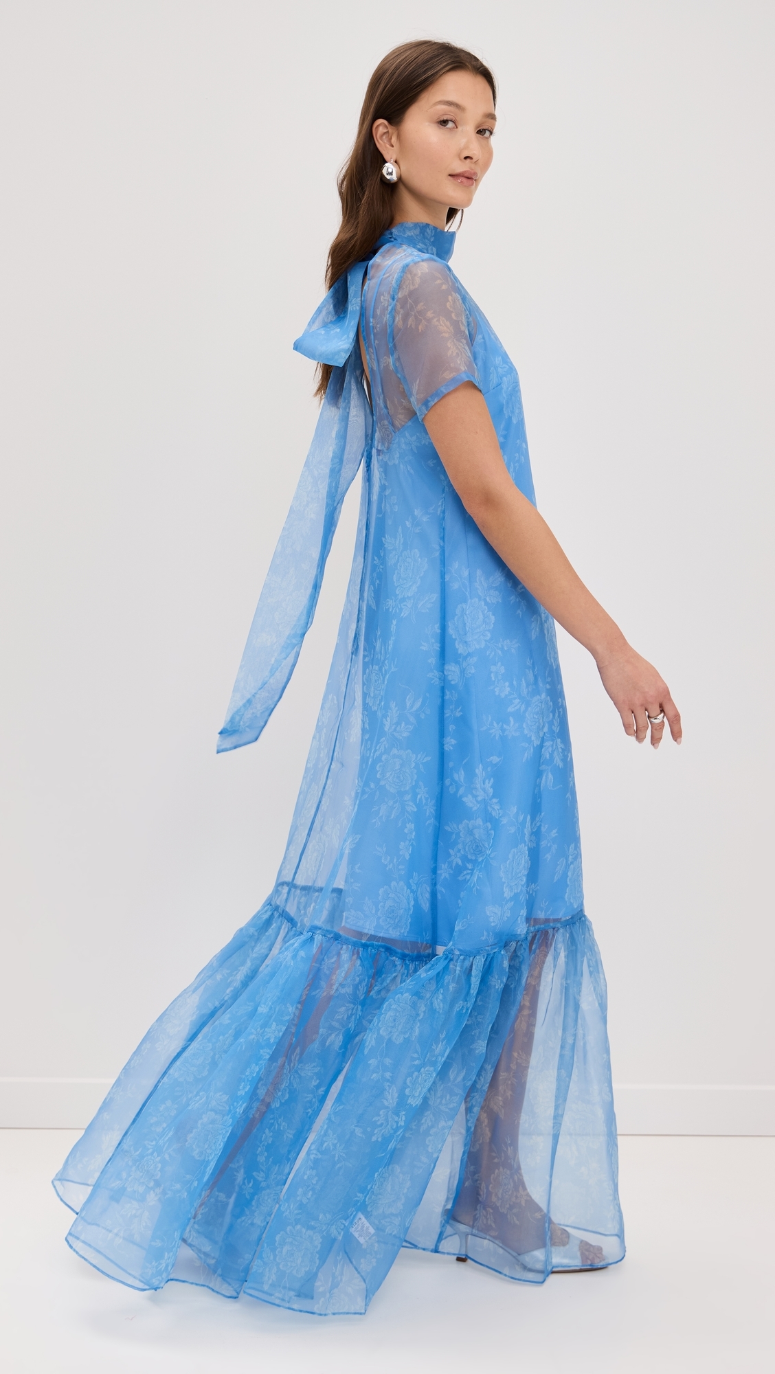 Calluna Dress Blue Rose