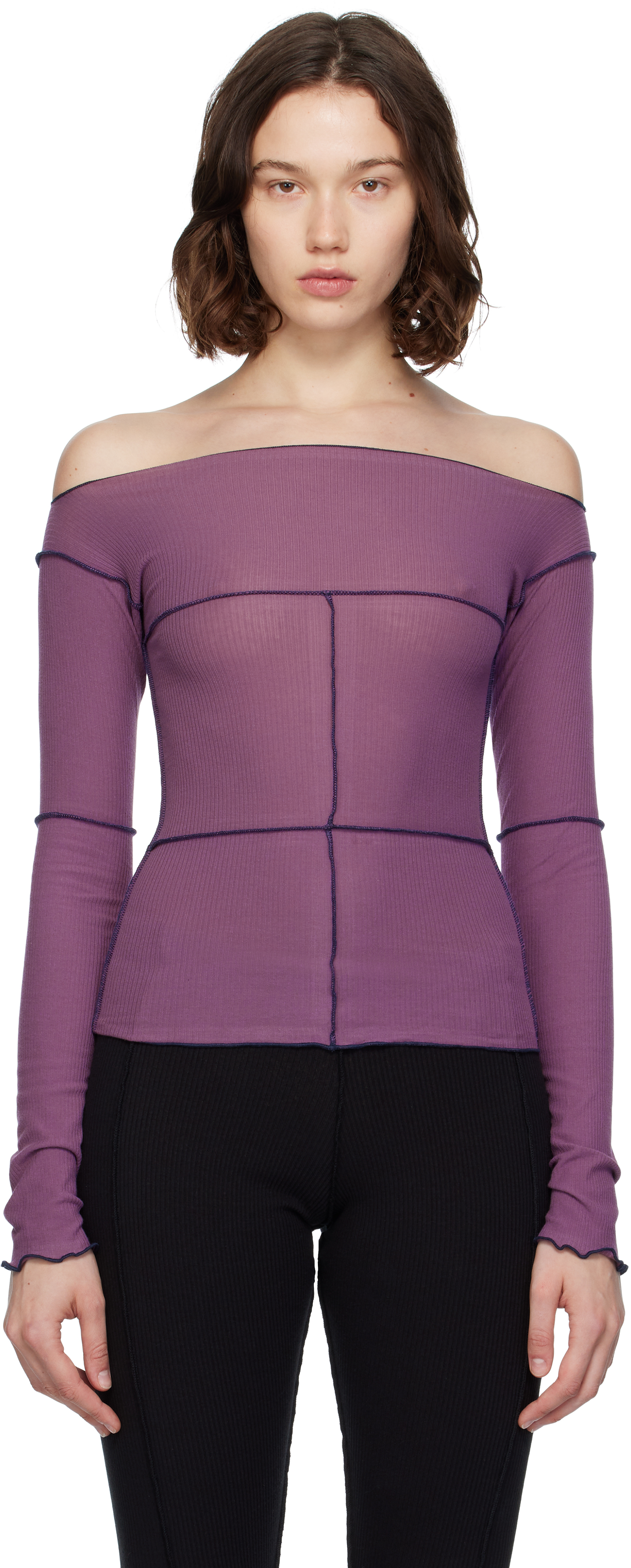Purple Cinder Halter Top