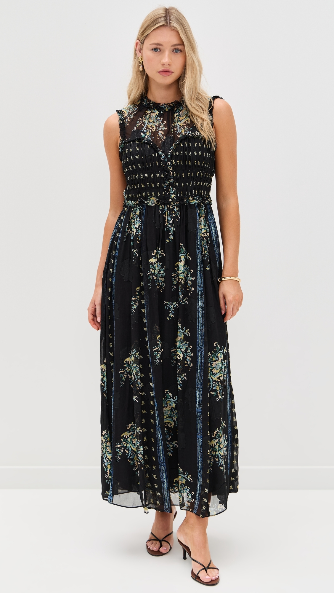 Kasia Sleeveless Midi Dress Twilight