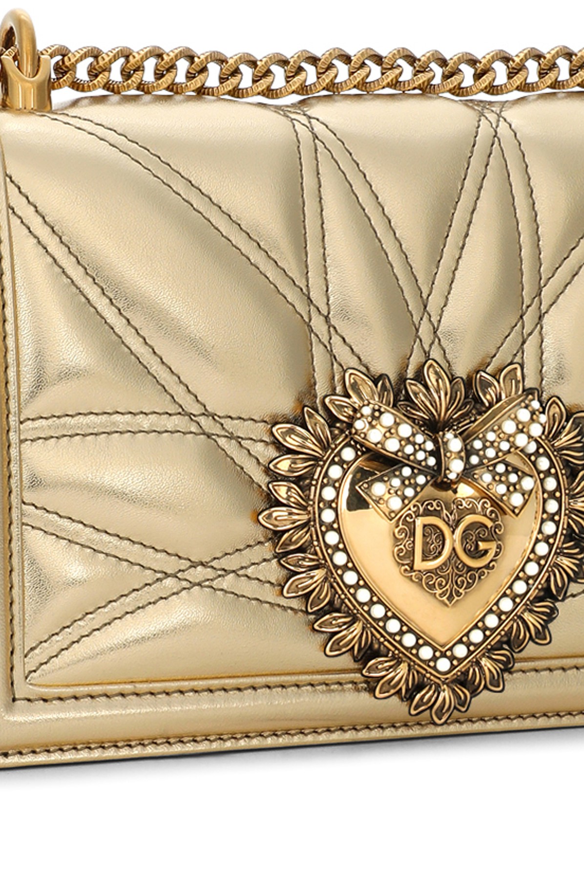 Dolce & Gabbana Medium Devotion Bag in Nappa Leather