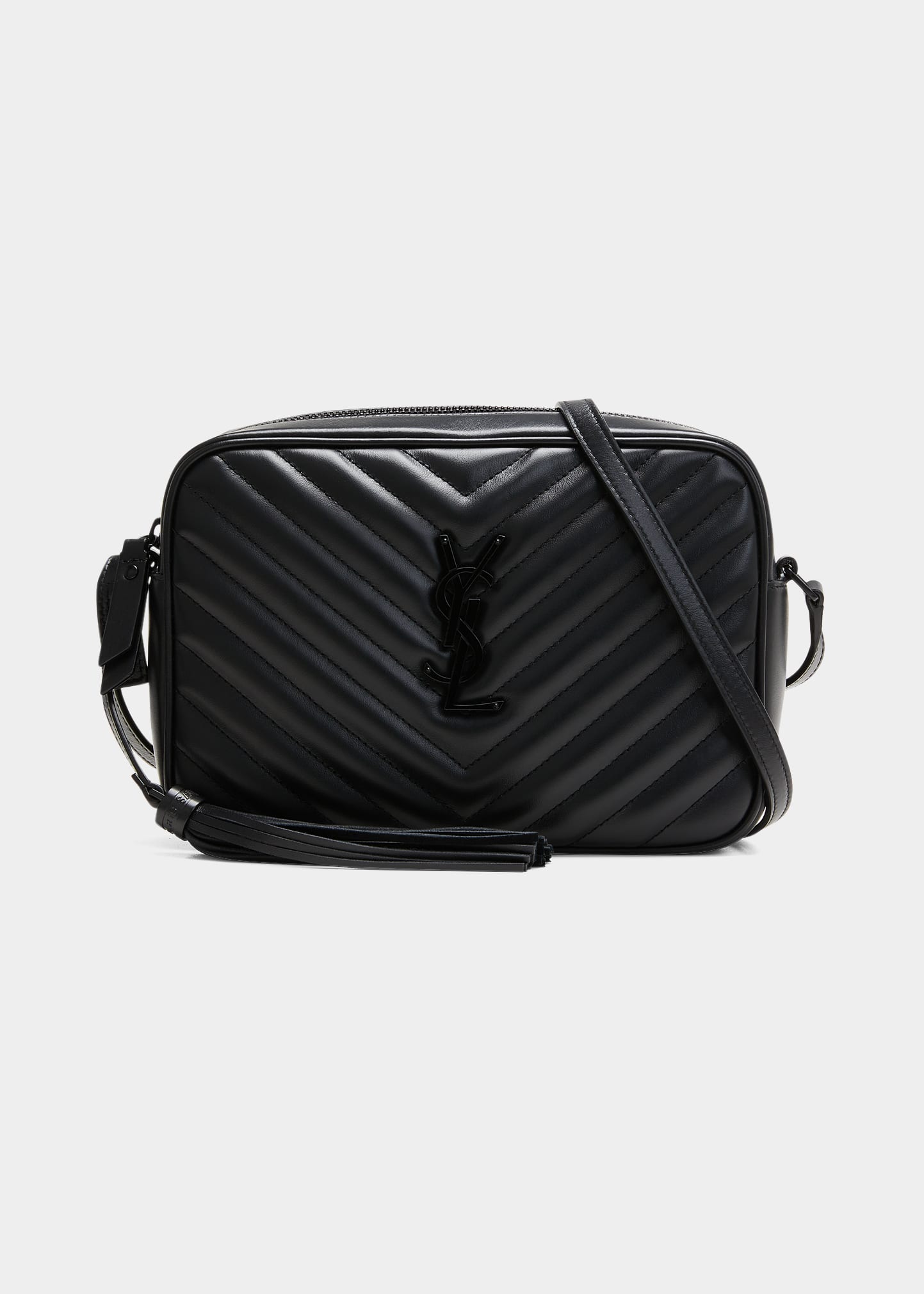 Saint Laurent Lou Medium YSL Quilted Leather Crossbody Bag