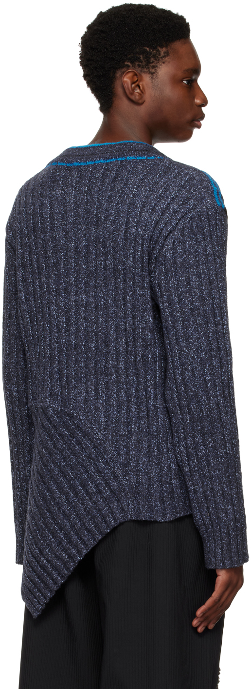 Kiko Kostadinov Navy Brutus Sweater - Realry: Your Fashion Search