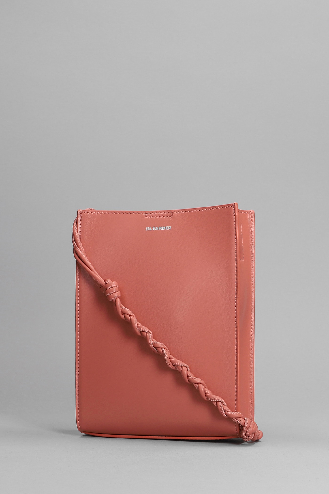 Jil Sander Tangle Sm Shoulder Bag In Rose-pink Leather - Realry: A
