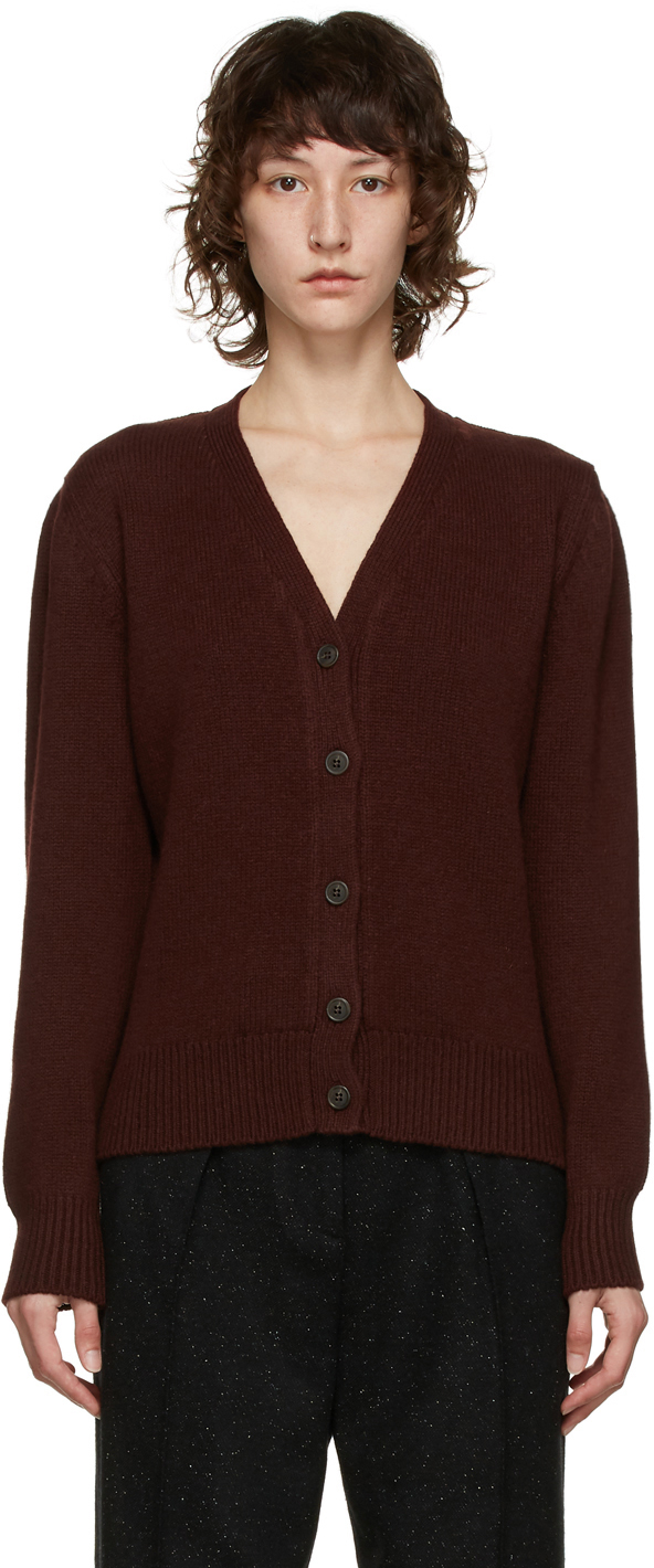 A.P.C Burgundy Ama Cardigan - Realry 