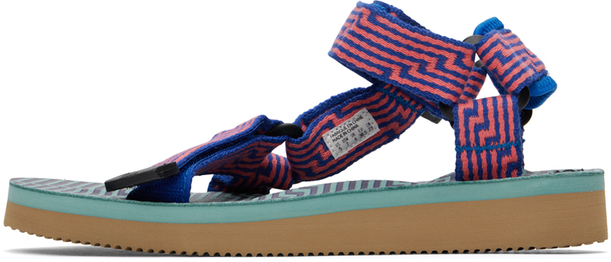 Suicoke Blue & Orange Depa JC01 Sandals - Realry: A global