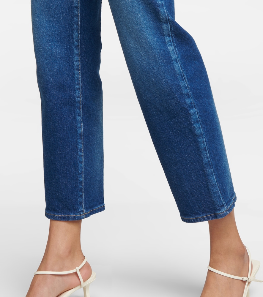 Frame Le Nouveau mid-rise straight jeans