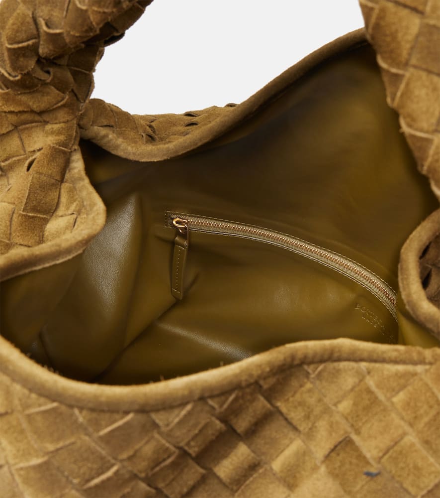 Hop Large suede tote bag