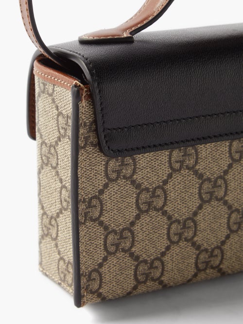 Beige Padlock mini GG-monogram cross-body bag, Gucci