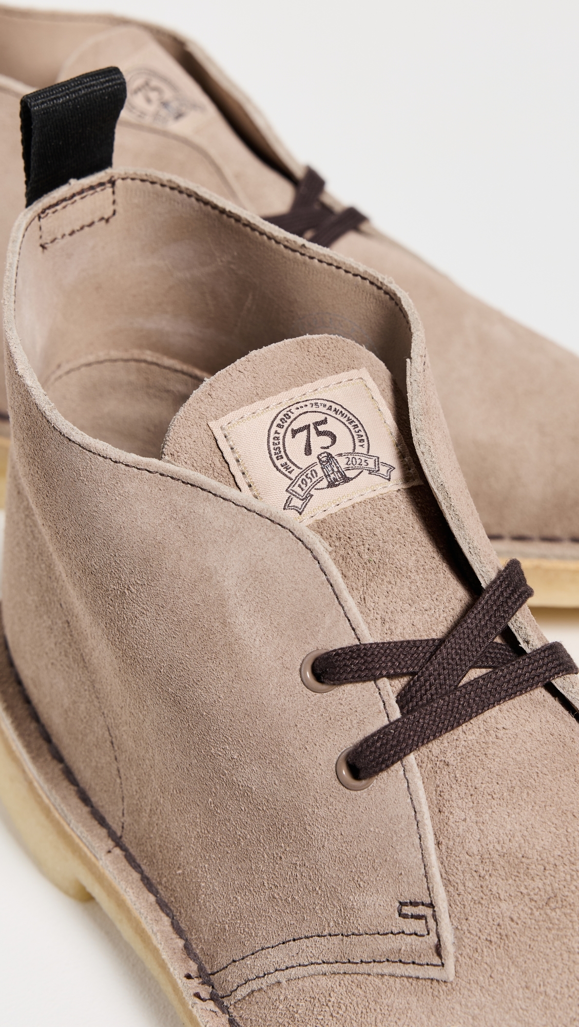 Clarks 75th Anniversary Desert Boots Wolf Suede