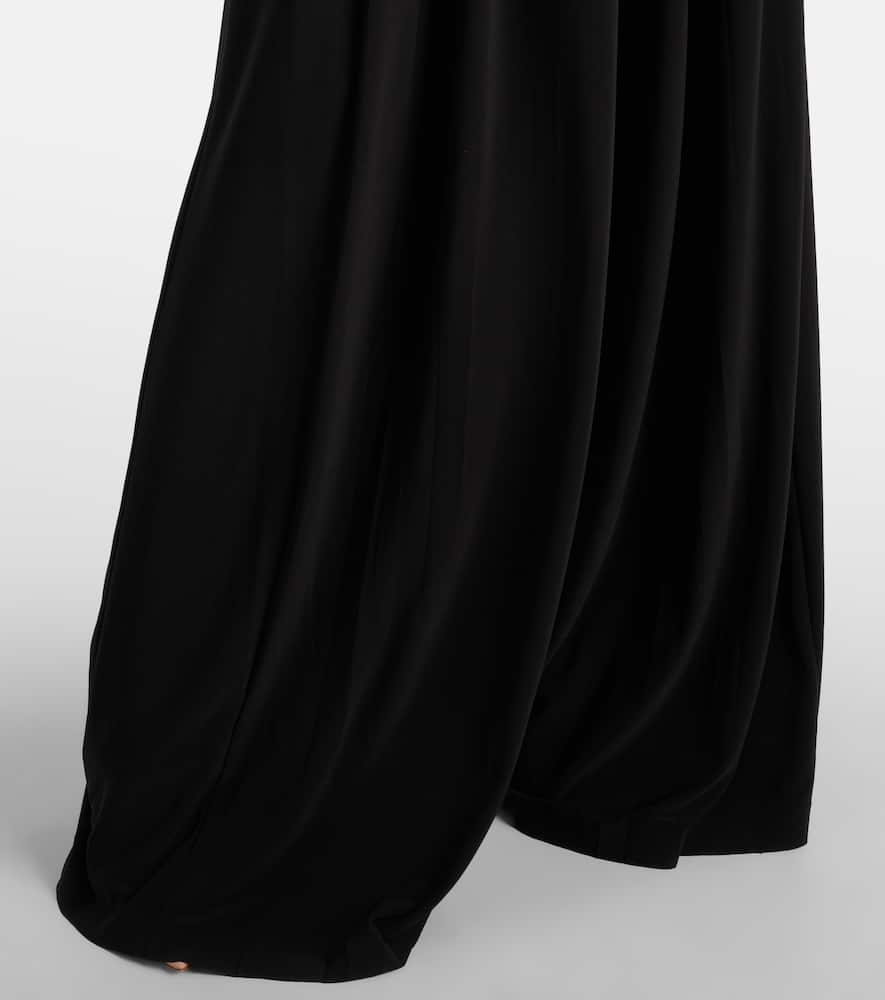 Geralyn striped semi-sheer jumpsuit
