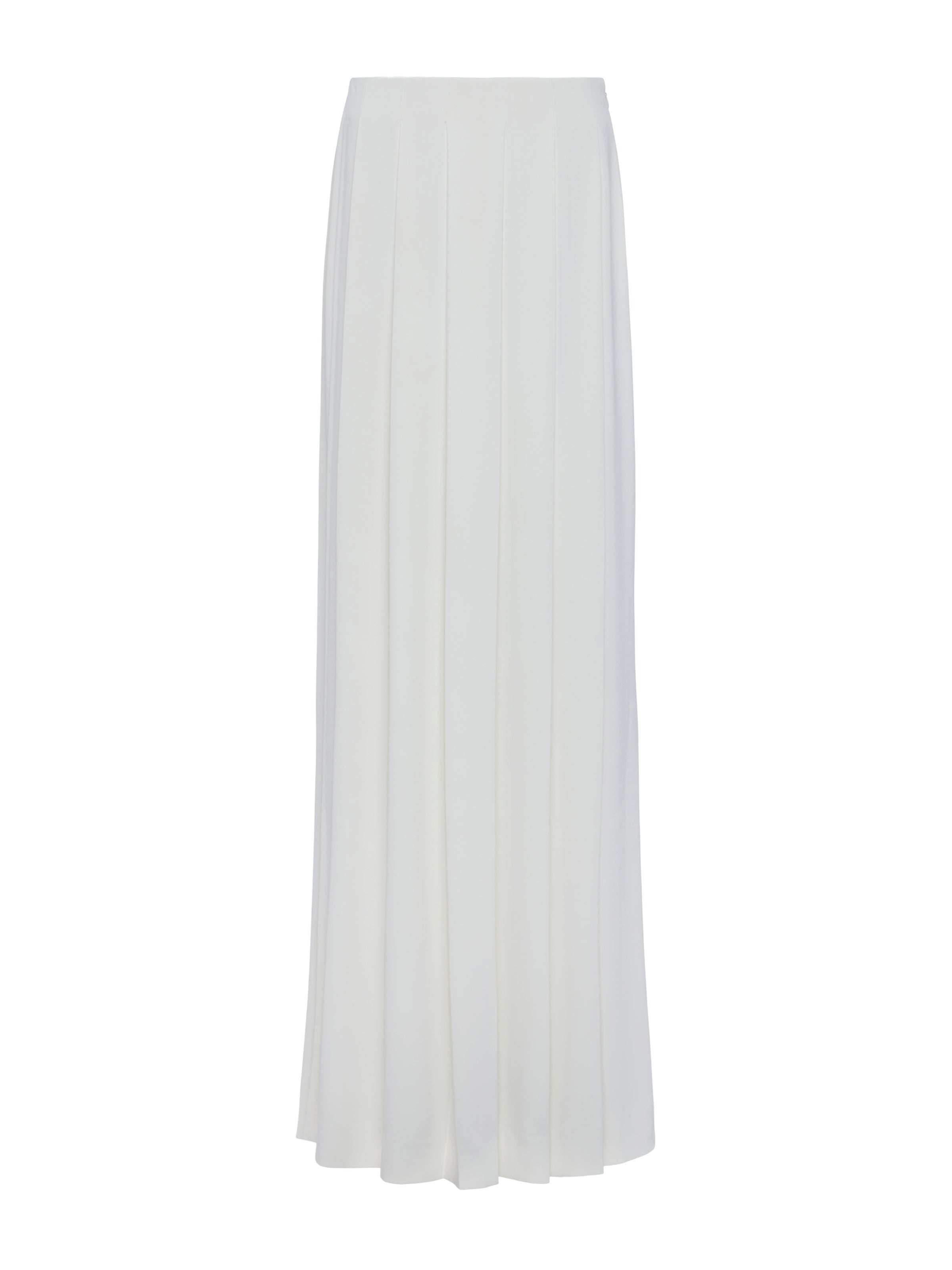 Aki Skirt-Front Pants In Ivory