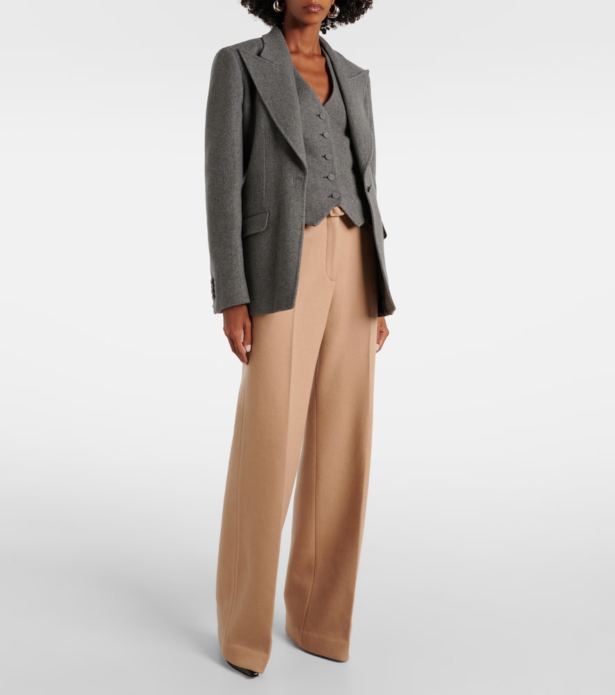 Norman cashmere straight pants