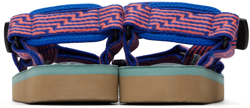 Suicoke Blue & Orange Depa JC01 Sandals - Realry: A global