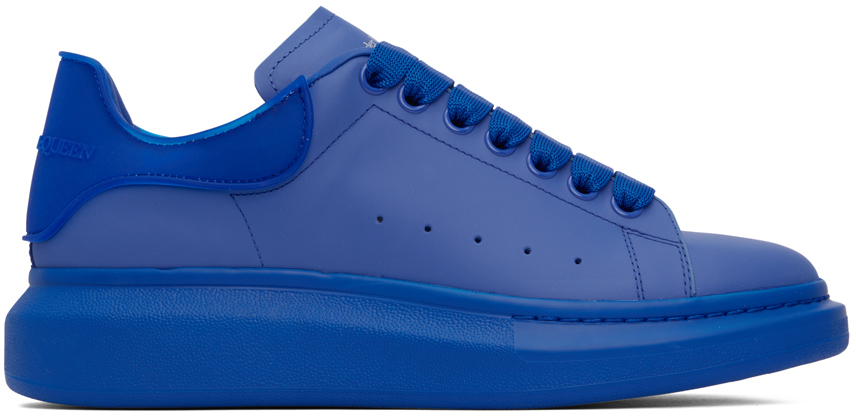 Alexander McQueen Blue Oversized Sneakers