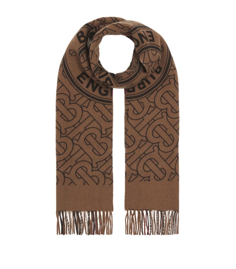 Burberry Monogram Cashmere Scarf