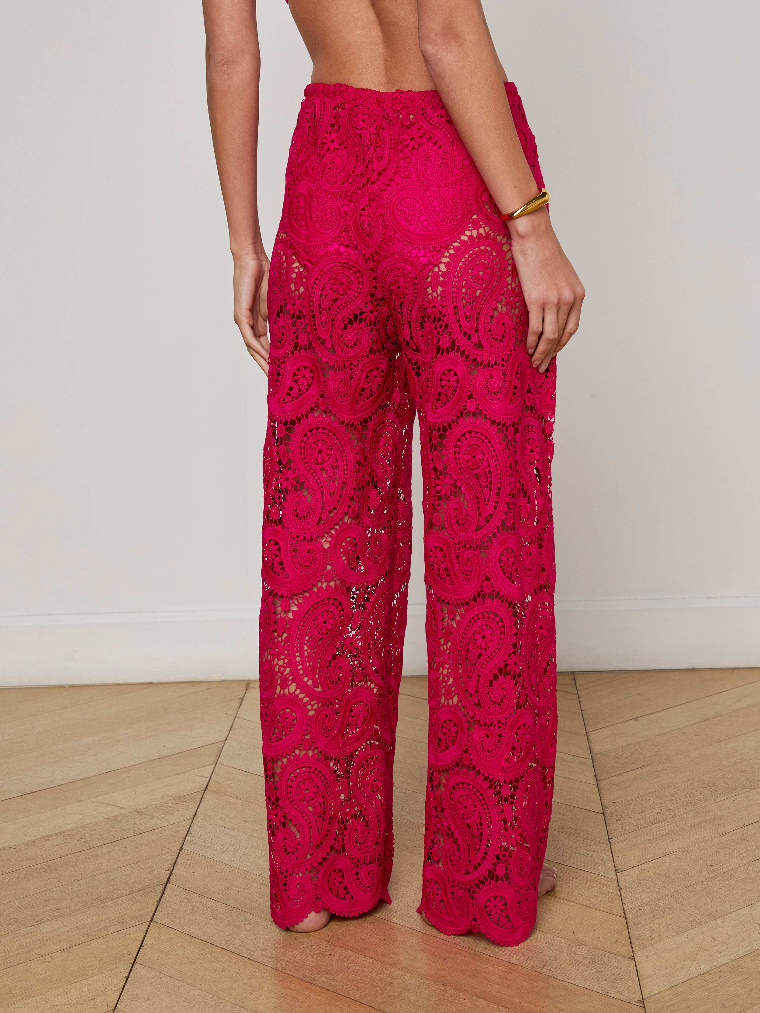 Geraldine Cover-Up Pants In Fuschia