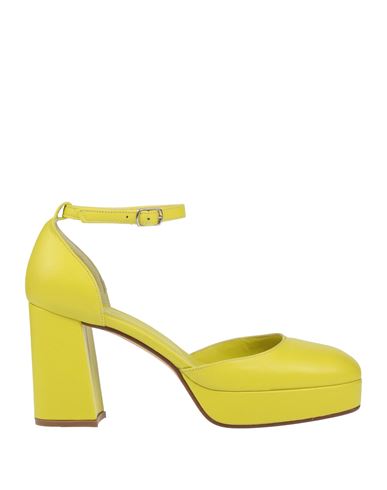 The Seller Woman Pumps Lime green Size 10 Leather