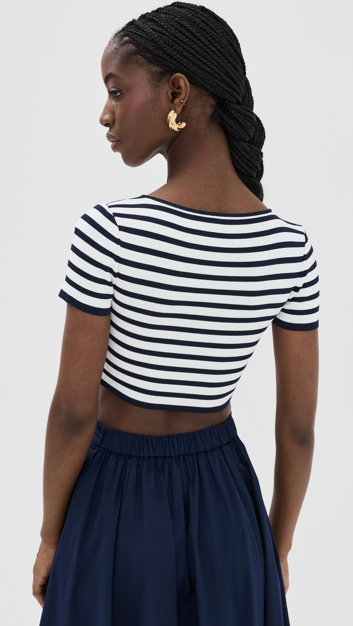 Guard Top Navy/White