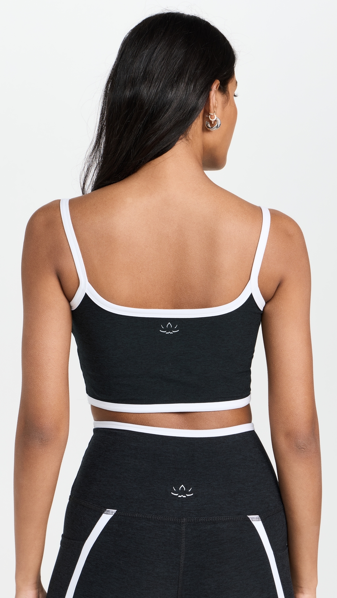 Spacedye New Moves High Cropped Tank Darkest Night