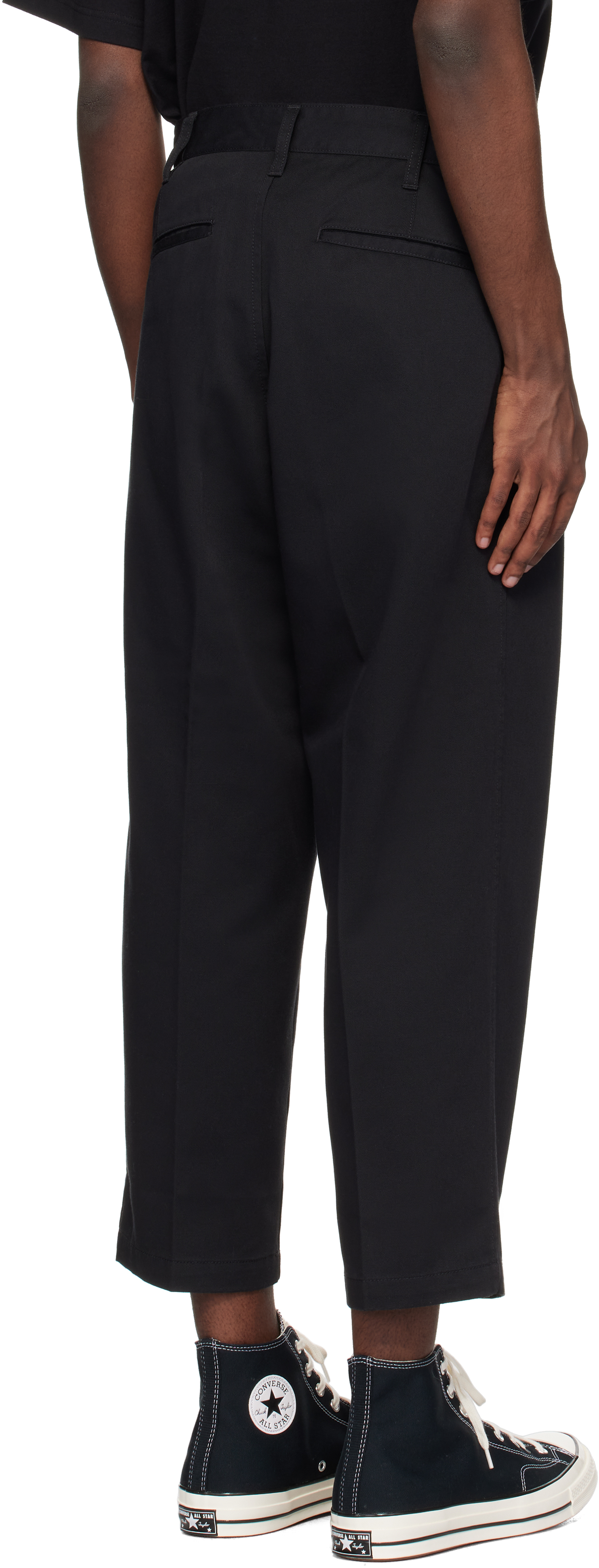 Neighborhood Black Dickies Edition Tuck Wide Trousers