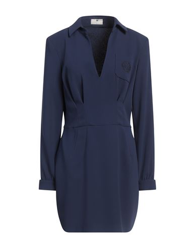 Elisabetta Franchi Woman Mini dress Navy Size 12 Polyester