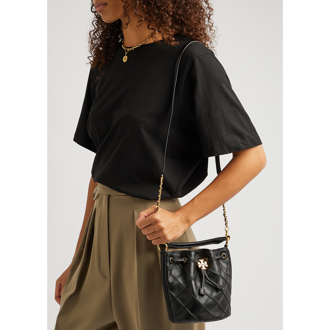 Fleming soft leather bucket bag