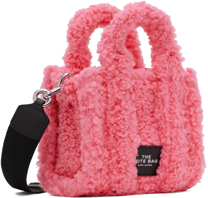 Marc Jacobs Fluffy Micro Tote Bag in Pink