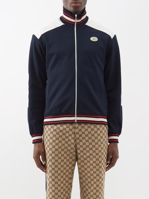 Gucci Monogram Jacquard Hooded Jacket - Farfetch