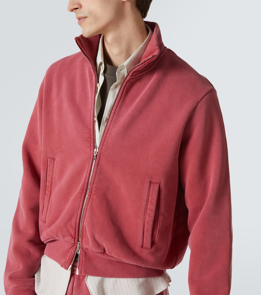 Mob cotton jersey track jacket