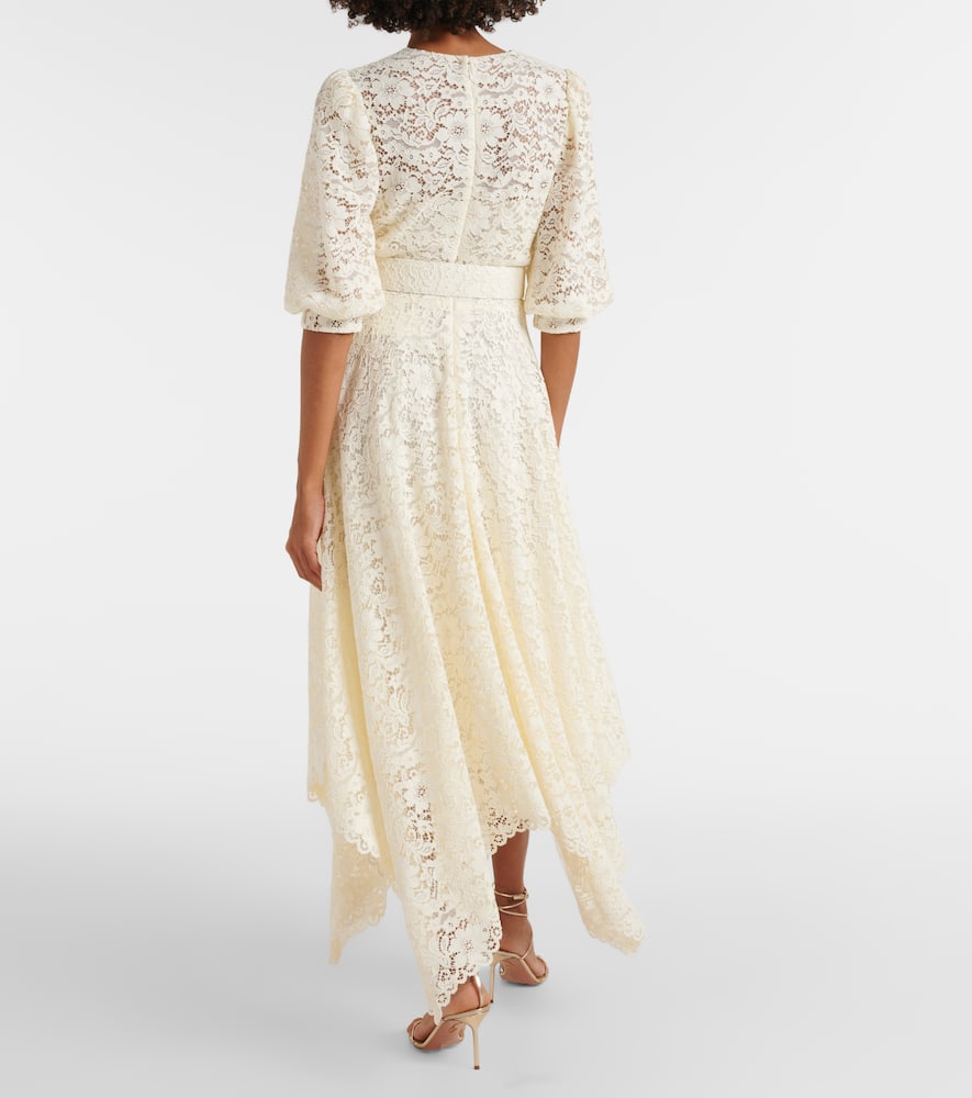 Costarellos Lace midi dress