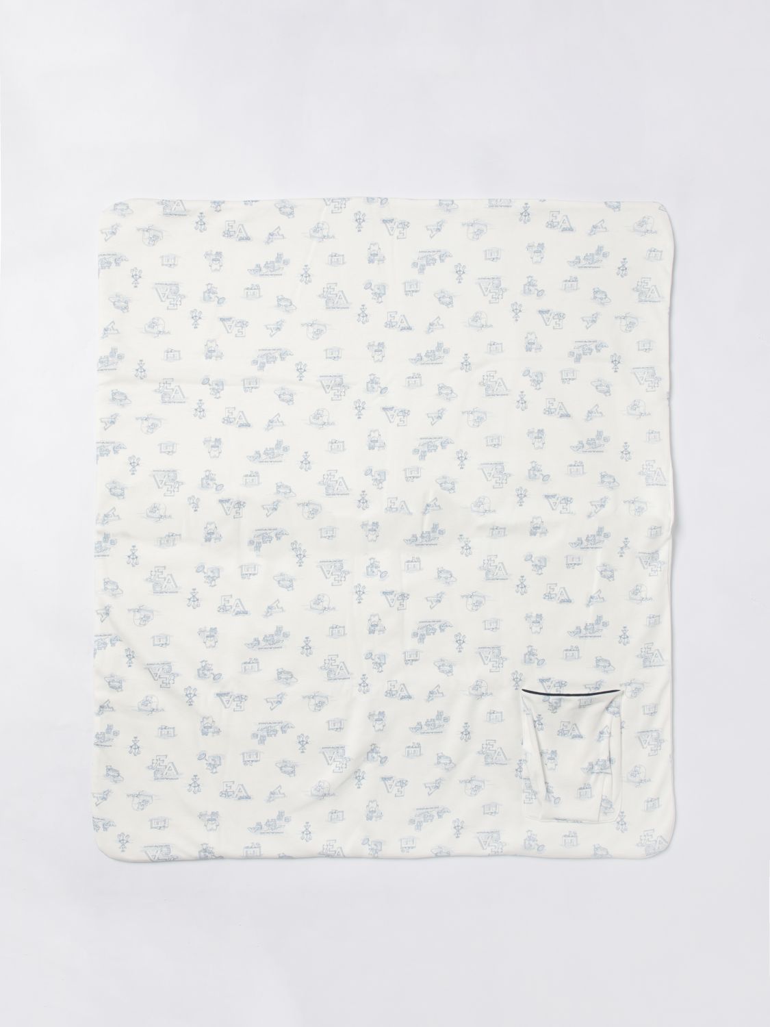 Blanket EMPORIO ARMANI Kids color White