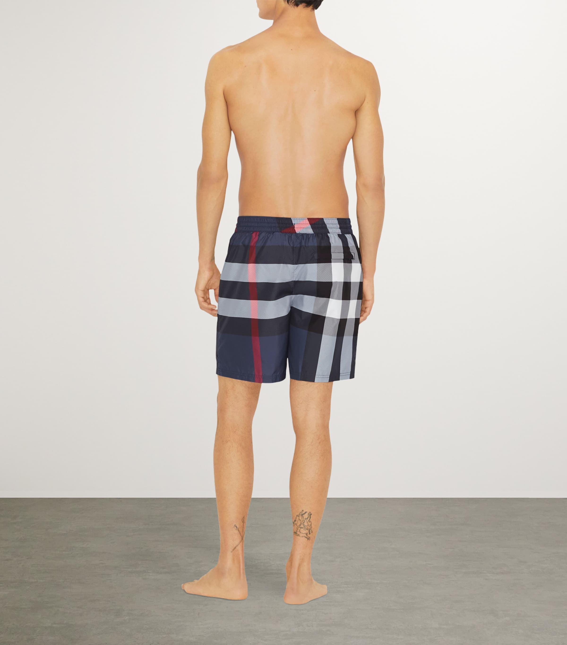 Check Swim Shorts