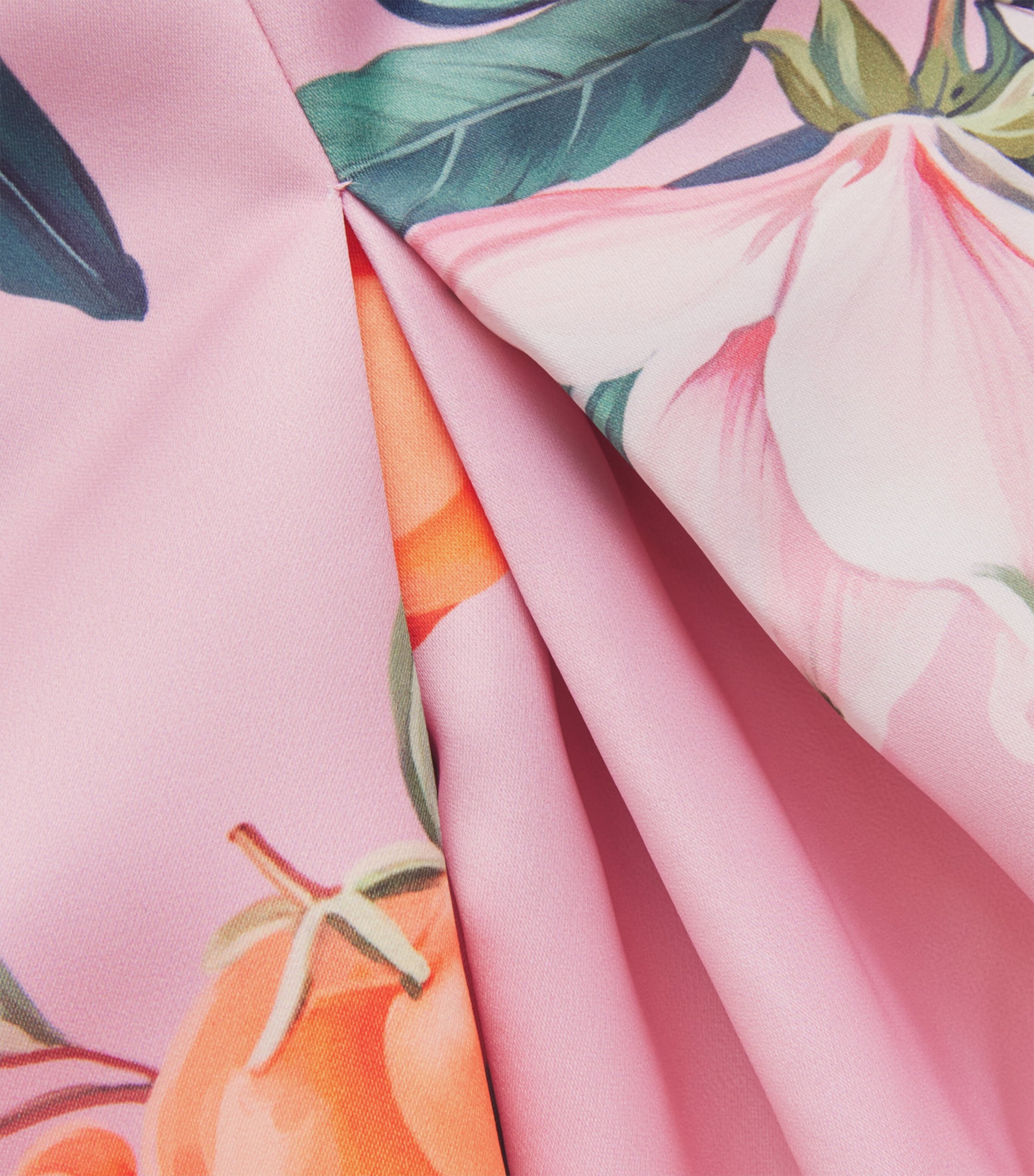 Satin Floral Nora Maxi Dress