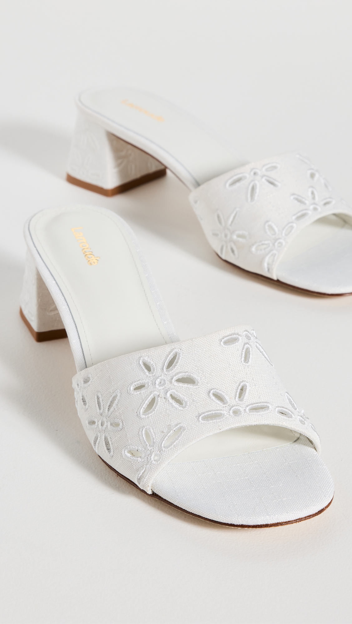 Brigitte Sandals White
