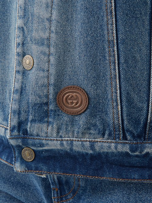 Gucci Reversible GG-jacquard denim jacket - Realry: A global fashion sites  aggregator